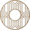 Ekena Millwork Empire Wood Fretwork Pierced Ceiling Medallion, Red Oak, 22"OD x 8"ID x 3/8"T CMWP22X22X0375EPRO - alternate 4
